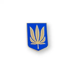 Значок Конопля синяя