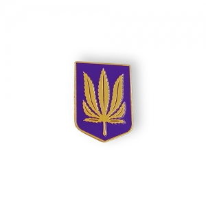 Значок Конопля фіолетова