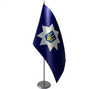 Прапорець Національної поліції України (без тримача)