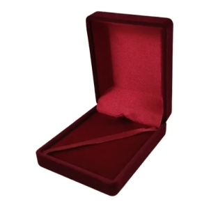 Футляр классический для наград, медалей, орденов, монет, иконок бордовый бархатный ML-15