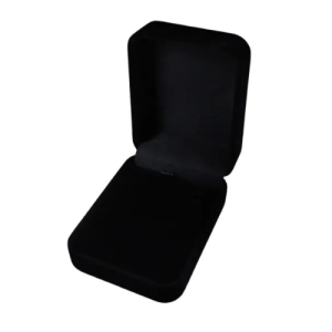 Футляр классический для наград медалей монет иконок черный бархатный