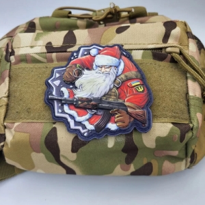 Шеврон Новорічний Санта ЗСУ