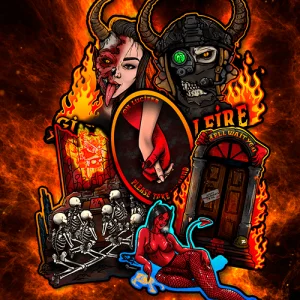 Стікерпак HELLFIRE club