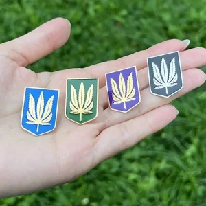 Значок Конопля черная