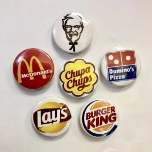 Набір з 6 магнітів Fast Food