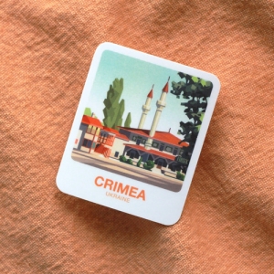 Стикер-палароид "Крым. Бахчисарайский дворец"