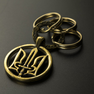 Брелок "Тризуб ОУН"