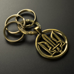 Брелок "Тризуб ОУН"