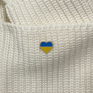 Значок патріотичний Серце України