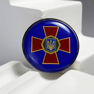 Значок Национальной гвардии Украины (круг)