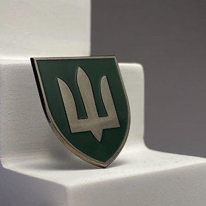 Значок СВ ЗСУ Степ чорний нікель