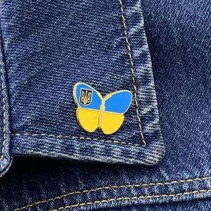 Значок Метелик з Гербом України
