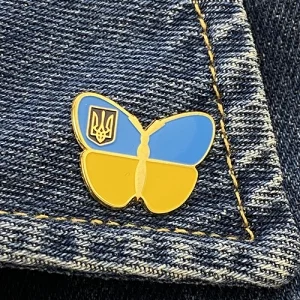 Значок Метелик з Гербом України