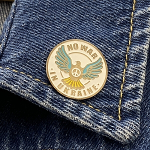 Значок No War in Ukraine