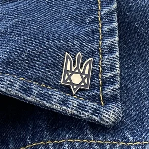 Значок Тризуб-зірка Давида