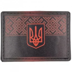 Шеврон вишиванка УПА з гербом