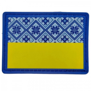 Шеврон флаг Украинский вышиванка