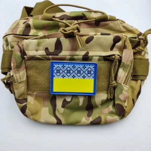 Шеврон флаг Украинский вышиванка