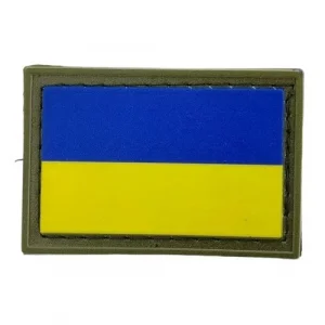 Нашивка прапор України олива 30*45 мм