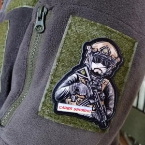 Шеврон ЗСУ об'ємна Слава Україні захисник