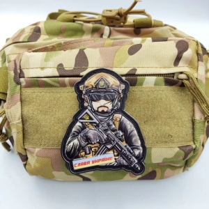Шеврон ЗСУ об'ємна Слава Україні захисник