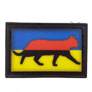 Нашивка прапор України та УПА котики