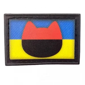 Нашивка прапор Україна/УПА котик
