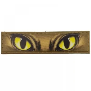 Шеврон Кошачьи глаза 2*8 см №14