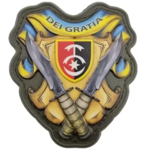 Шеврон Dei Gratia 30 ОМБр об'ємний