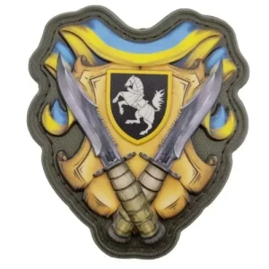 Шеврон 1 танкова сіверська бригада об'ємний