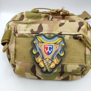 Шеврон Simul Ad Victoriam 58 ОМПБр объемный