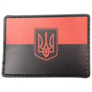 Шеврон прапор УПА з гербом 50*70 мм