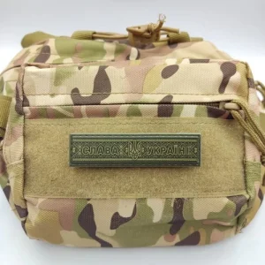 Шеврон Слава Україні олива 2*8 см