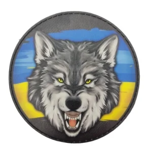 Нашивка Вовк і прапор