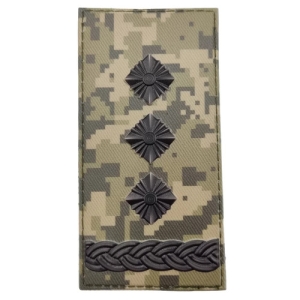 Об'ємний погон ЗСУ піксель полковник