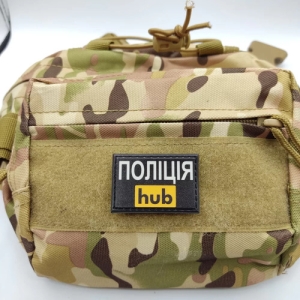 Нашивка шеврон Полиция hub