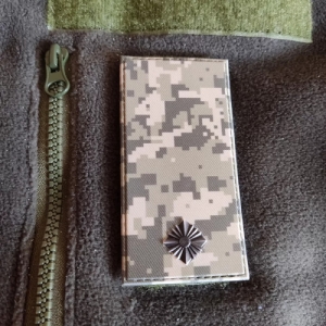 Об'ємний погон ЗСУ піксель молодший лейтенант