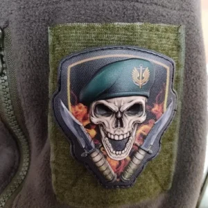 Шеврон Череп беретный знак Морская пехота объемный