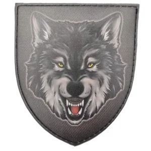 Шеврон Вовк чорний