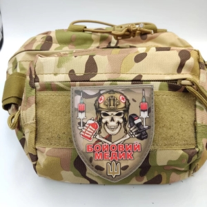 Шеврон боевой медик мультикам