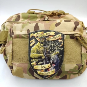 Шеврон объемный эльф и орк Мы вас породили мы вас и отпоем