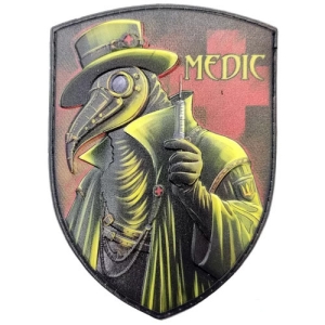 Шеврон Чумний лікар Medic об'ємний