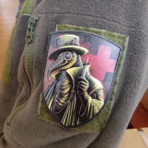 Шеврон Чумний лікар об'ємний