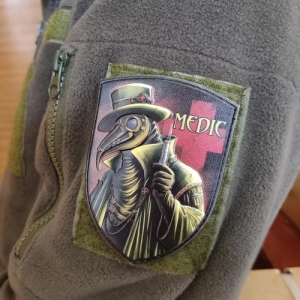 Шеврон Чумний лікар Medic об'ємний