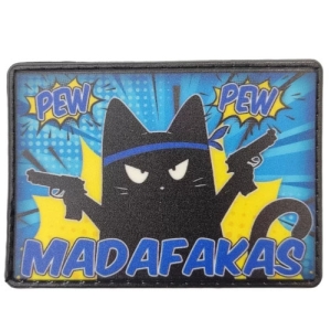 Шеврон Pew Pew Madafakas удивлен