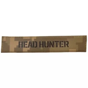 Шеврон Head Hunter рудий піксель