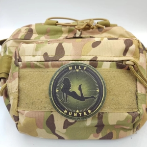 Шеврон Milf Hunter в прицеле олива