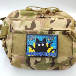 Шеврон Pew Pew Madafakas удивлен синий