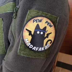 Шеврон Pew Pew Madafakas удивленный