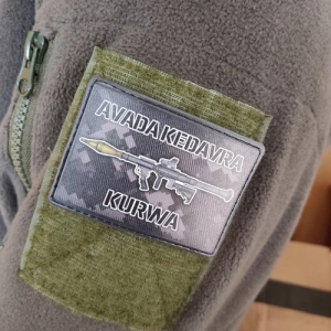 Шеврон Avada Kedavra Kurwa гранатомет